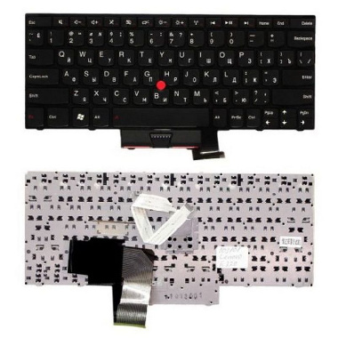 Клавиатура Lenovo ThinkPad Edge E220, E120. Г-образный Enter. Черная, с черной рамкой. PN: 0A62170,