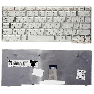 Клавиатура Lenovo IdeaPad S10-3, S10-3S, S100, S110, E10-30, 25-010987, MP-09J6 белая
