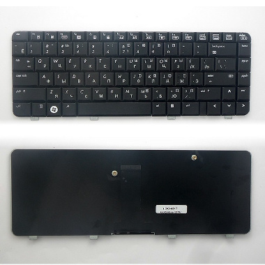 Клавиатура HP 510, 520, 530 Series. Плоский Enter. Черная, без рамки. PN: V0611BIDS1, K
