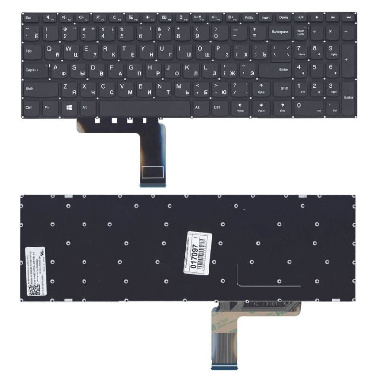 Клавиатура Lenovo IdeaPad 310-15, 310-15ABR, 310-15IAP, 310-15IKB, 310-15ISK с черным топкейсом