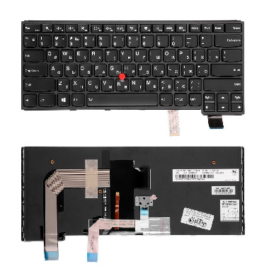 Клавиатура Lenovo Thinkpad S3, Yoga 14 Yoga S3-14. Плоский Enter. Черная, с рамкой. С подсветкой. PN