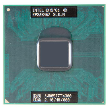 Процессор для ноутбука Intel Pentium T4300, 2.10GHz/ 1Mb/ 800MHz (SLGJM)