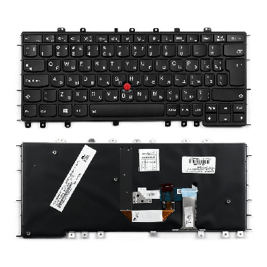 Клавиатура Lenovo Yoga 12, S1 S240. Г-образный Enter. Черная, с рамкой. С подсветкой. PN: V146320AS