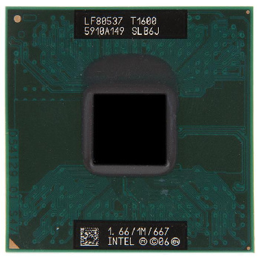 Процессор для ноутбука Intel Celeron Dual-Core T1600 Socket P 1.66 ГГц SLB6J
