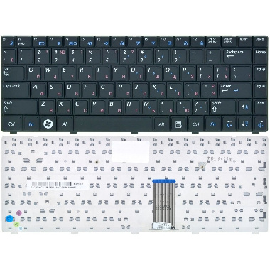Клавиатура для ноутбука Samsung R418, R420, R425, R428, R430, R440, R480, R440L, RV410 Series. Плоск