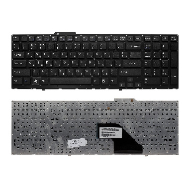 Клавиатура Sony Vaio VPC-F11, VPC-F12, VPC-F13. Плоский Enter. Черная без рамки. 9Z.N3S82.201