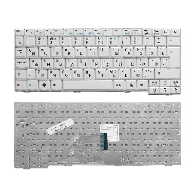 Клавиатура Acer Aspire One A110 A110L A110X A150 A150L A150X D150 D210 D250 P531 eM250 ZG5 ZG8 белая