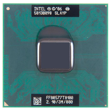 Процессор для ноутбука Intel Core 2 Duo Mobile T8100 Socket P 2.1 ГГц SLAYP