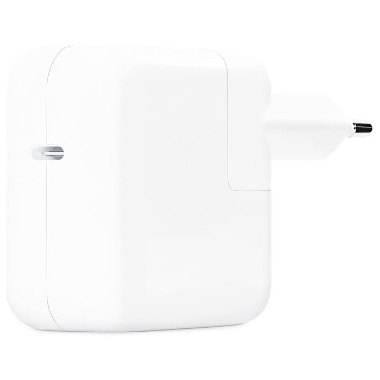 Зарядка, блок питания Apple USB-C, 30W для MacBook Air (20V-1.5A, 5V-3A) без USB-C кабеля, ORG