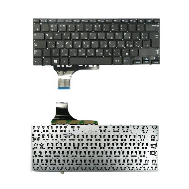 Клавиатура Samsung NP530U3B черная