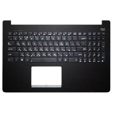 Клавиатура для ноутбука Asus X502, X502CA черная, верхняя панель в сборе (черная), 13N0-P1A0A01