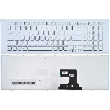 Клавиатура Sony VPC-EJ, VPCEJ белая