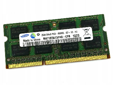 Оперативная память SODIMM DDR3 2Gb PC3-8500S 1066MHz Samsung M471B5673FH0-CF8 для ноутбука