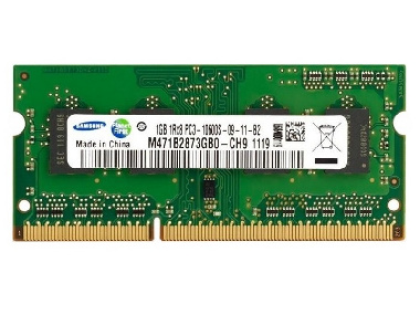 Оперативная память SODIMM DDR3 1Gb PC3-10600S 1333MHz Samsung M471B2873GB0-CH9 для ноутбука