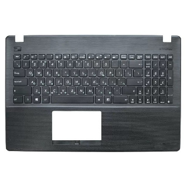 Клавиатура для ноутбука Asus X551, X551CA, X551M, F551, R512C, D550M черная, верхняя панель в сборе