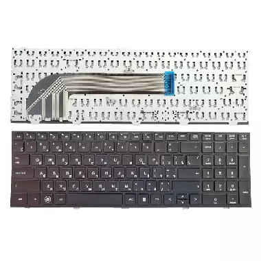 Клавиатура HP ProBook 4540s, 4545s, 4740s. Плоский Enter. Черная, c рамкой. 6H.4SKKB.26, 639396-251